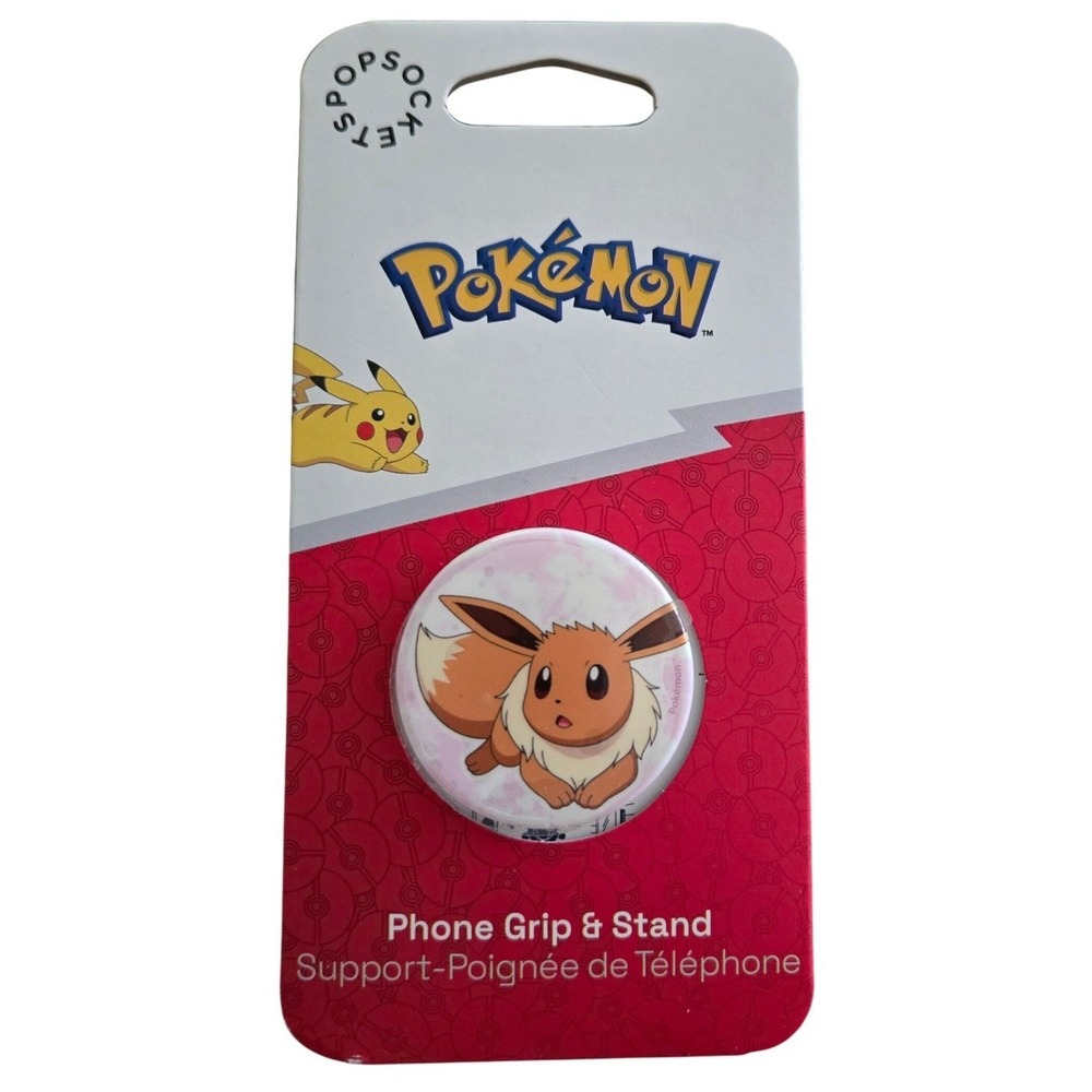 PopSockets Phone Grip Unisex Pink New Pokemon Eevee Swappable Top Stand Target